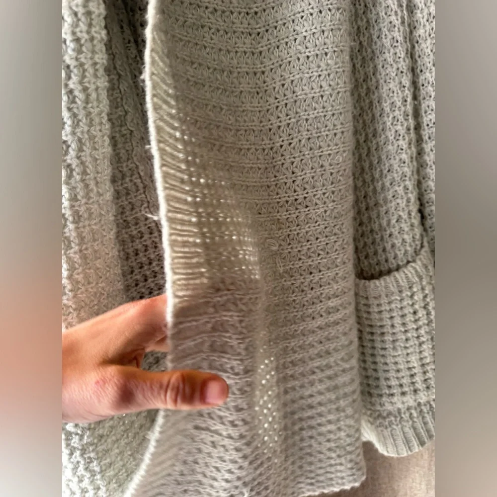 Rip Curl Cozy Gray Open-Front Cardigan